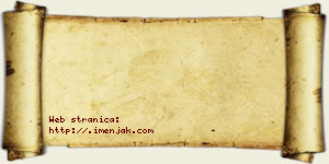 Mina Hrnjaković vizit kartica